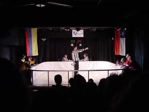 Partido entre Chile y Colombia en el Mundial de Improvisación realizado en Argentina. Organizado por la Liga Profesional de Improvisación